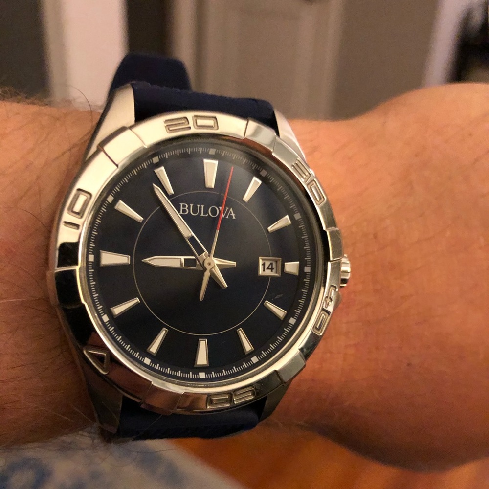 Bulova 43mm Quartz Watch